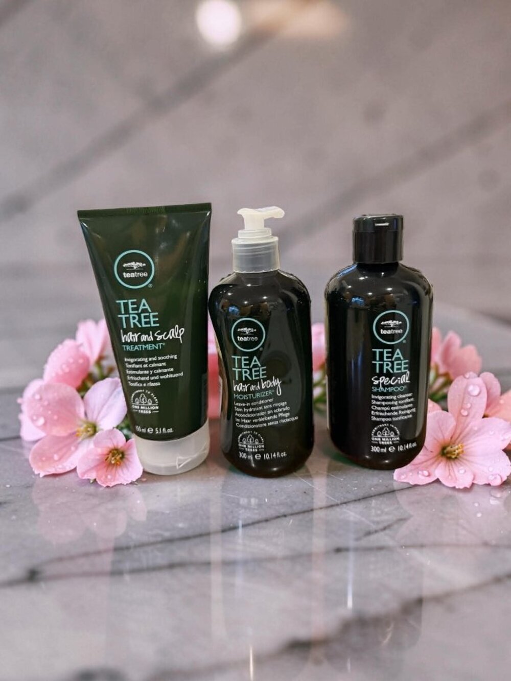 Paul Mitchell Tea Tree Essentials Trio Hand & Body Moisturizer Shampoo Treatment